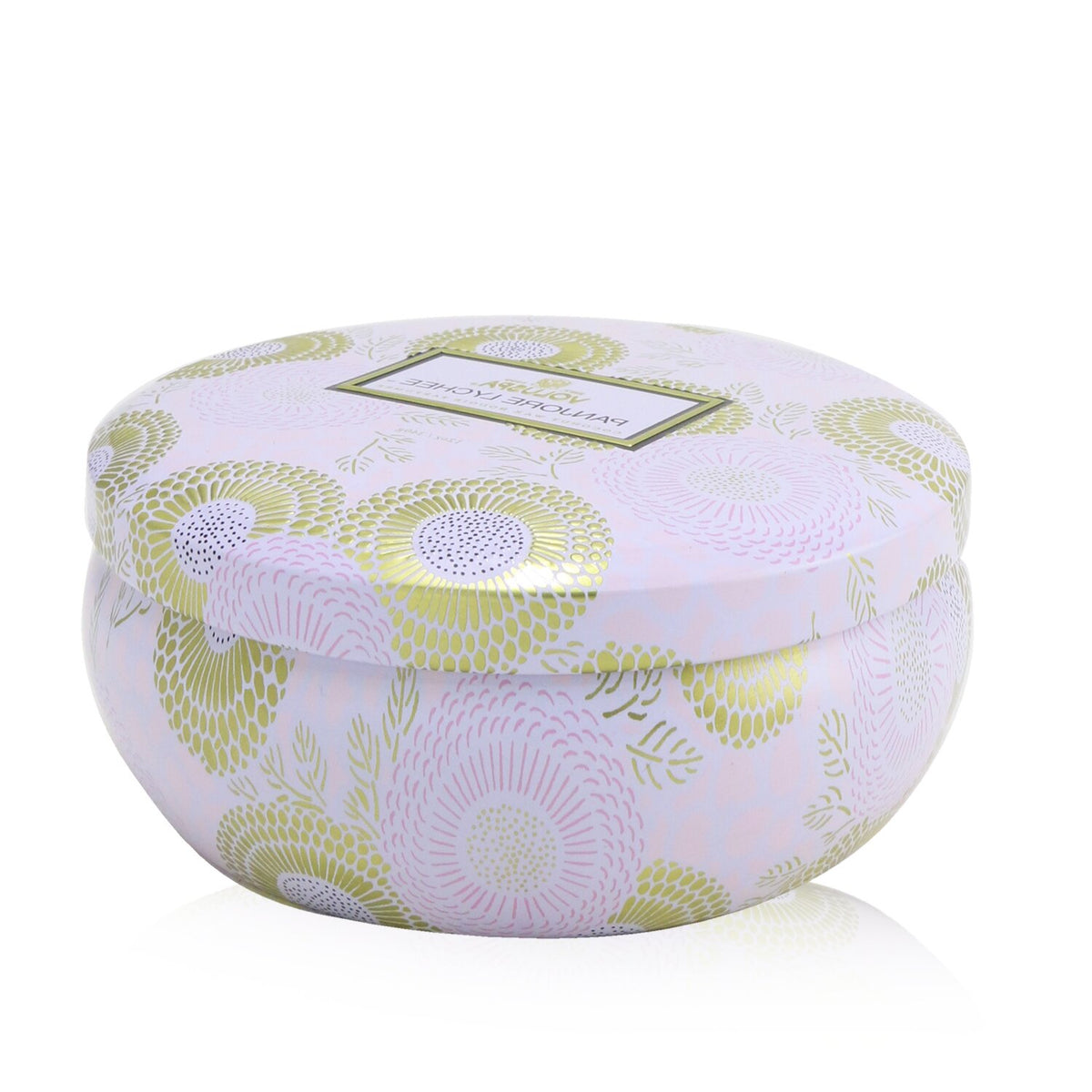 Voluspa - 3 Wick Decorative Tin Candle - Panjore Lychee - 340g/12oz
