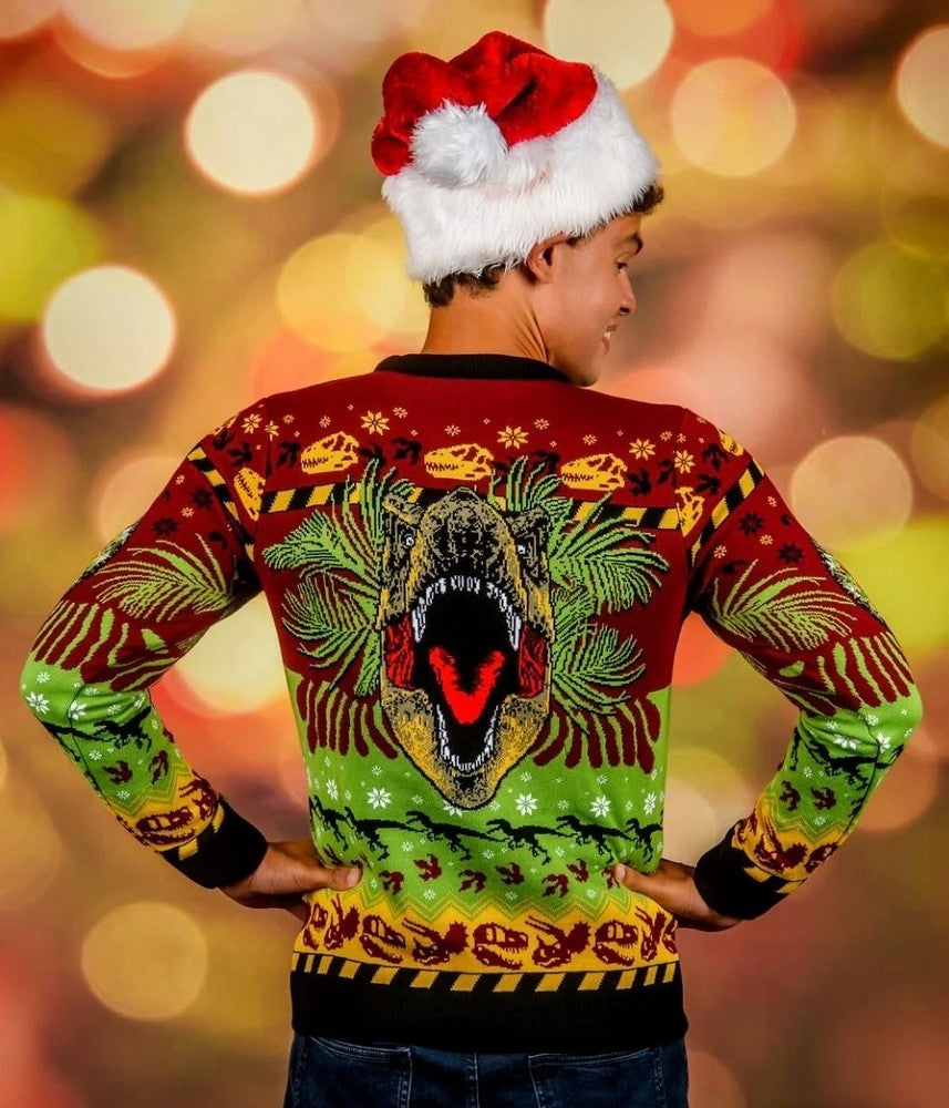 Jurassic Park: Happy Rexmas Christmas Jumper (Size: M)