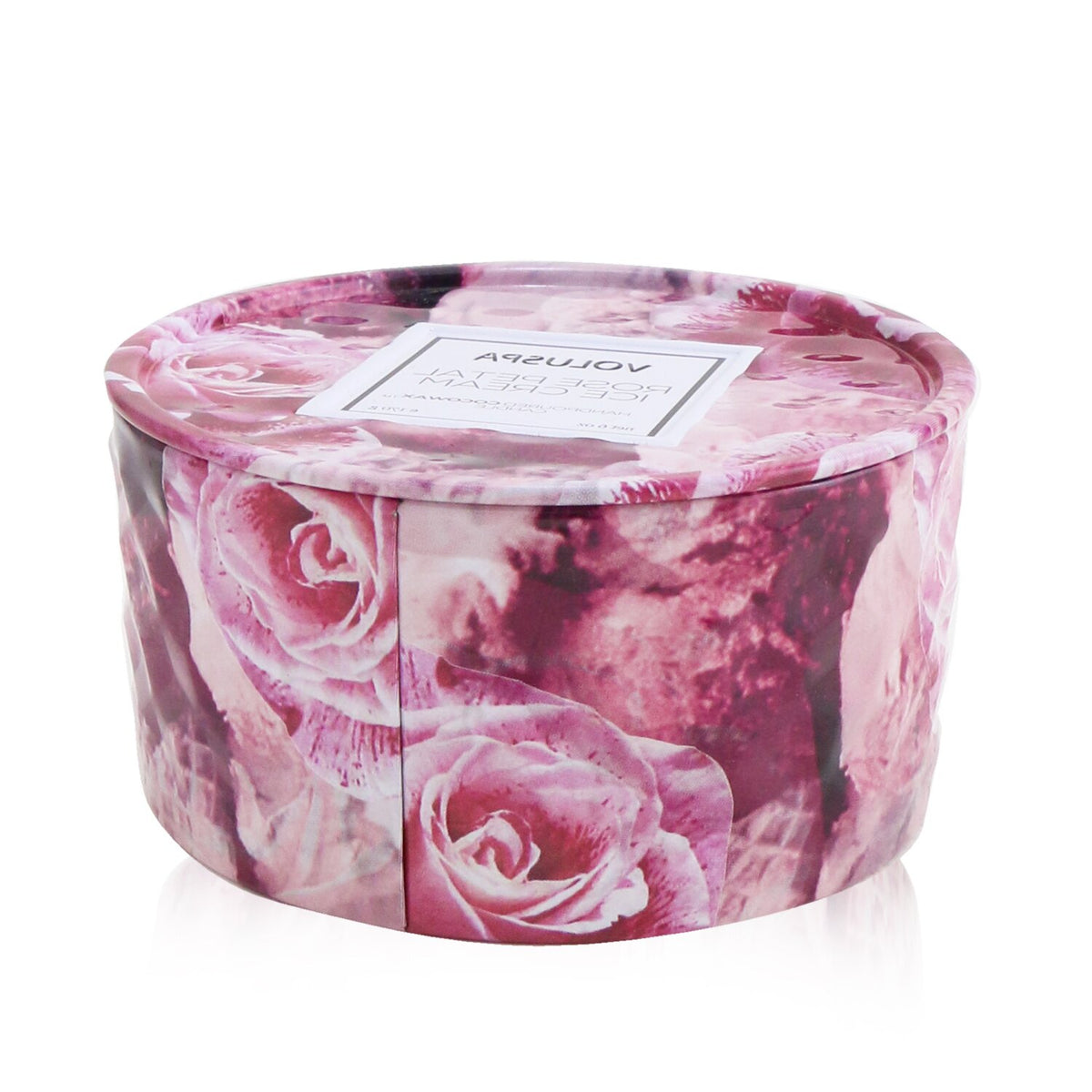 Voluspa - 2 Wick Tin Candle - Rose Petal Ice Cream - 170g/6oz