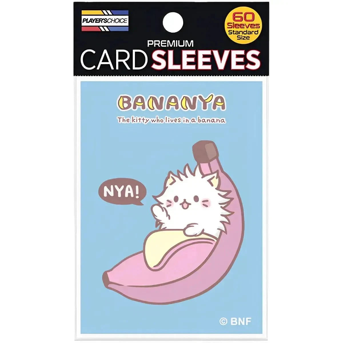 Player's Choice - Licensed Bananya Standard Sleeves Long Haired Bananya (Blue)