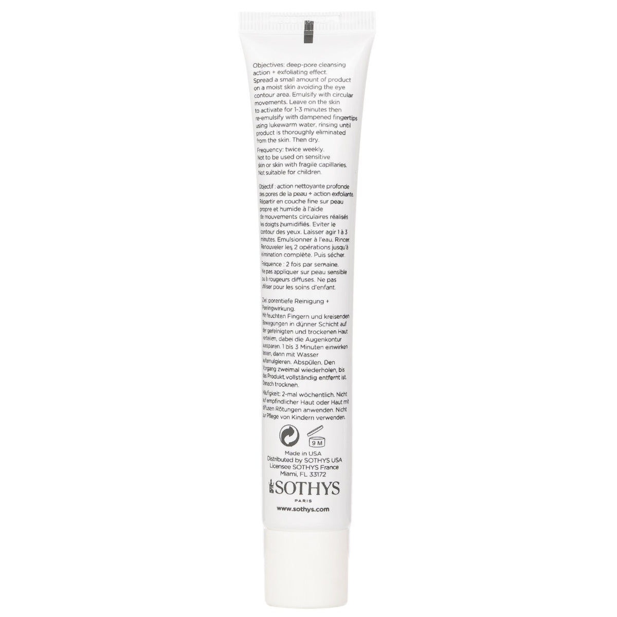 Sothys Cosmeceutique DF Desquacrem Forte Microderm Deep Cleanser - With Salicyli