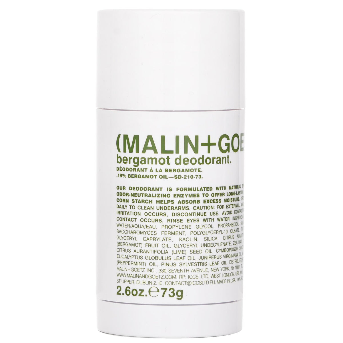 MALIN+GOETZ Bergamot Deodorant Stick 73g/2.6oz