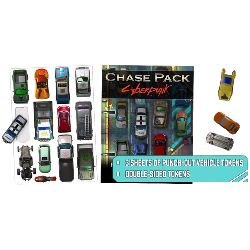 Cyberpunk Chase Pack Maps Tokens CyberpunkRED