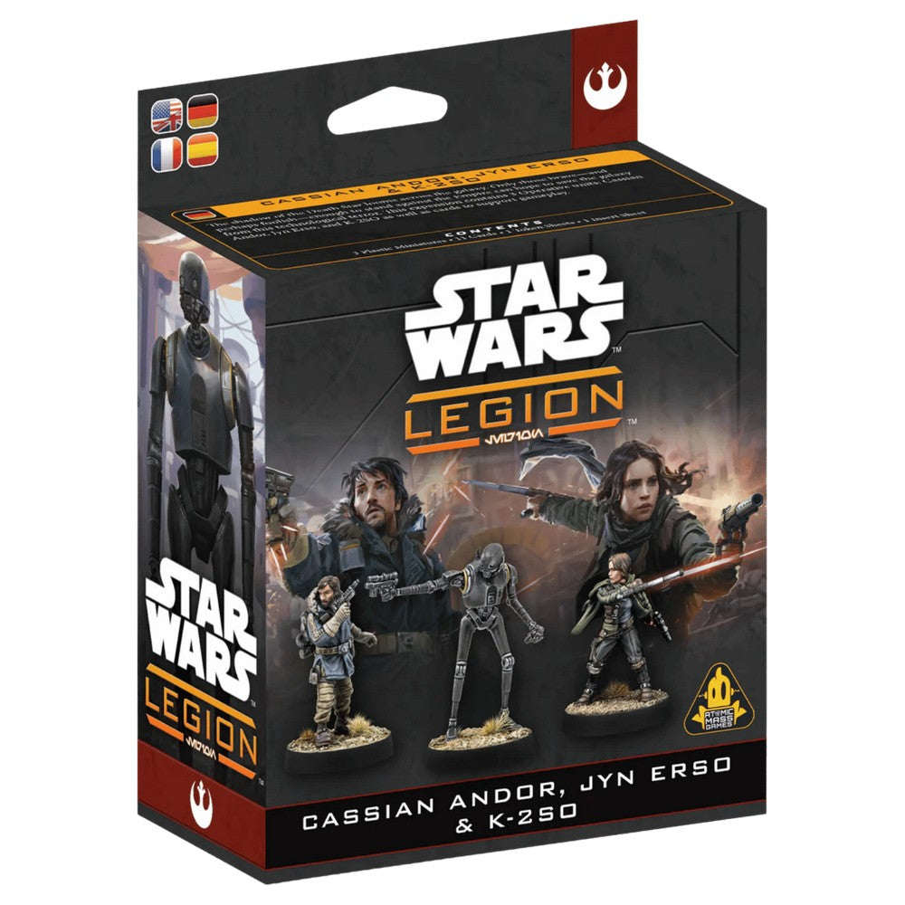 Star Wars: Legion - Cassian Andor, Jun Erso & K-2SO