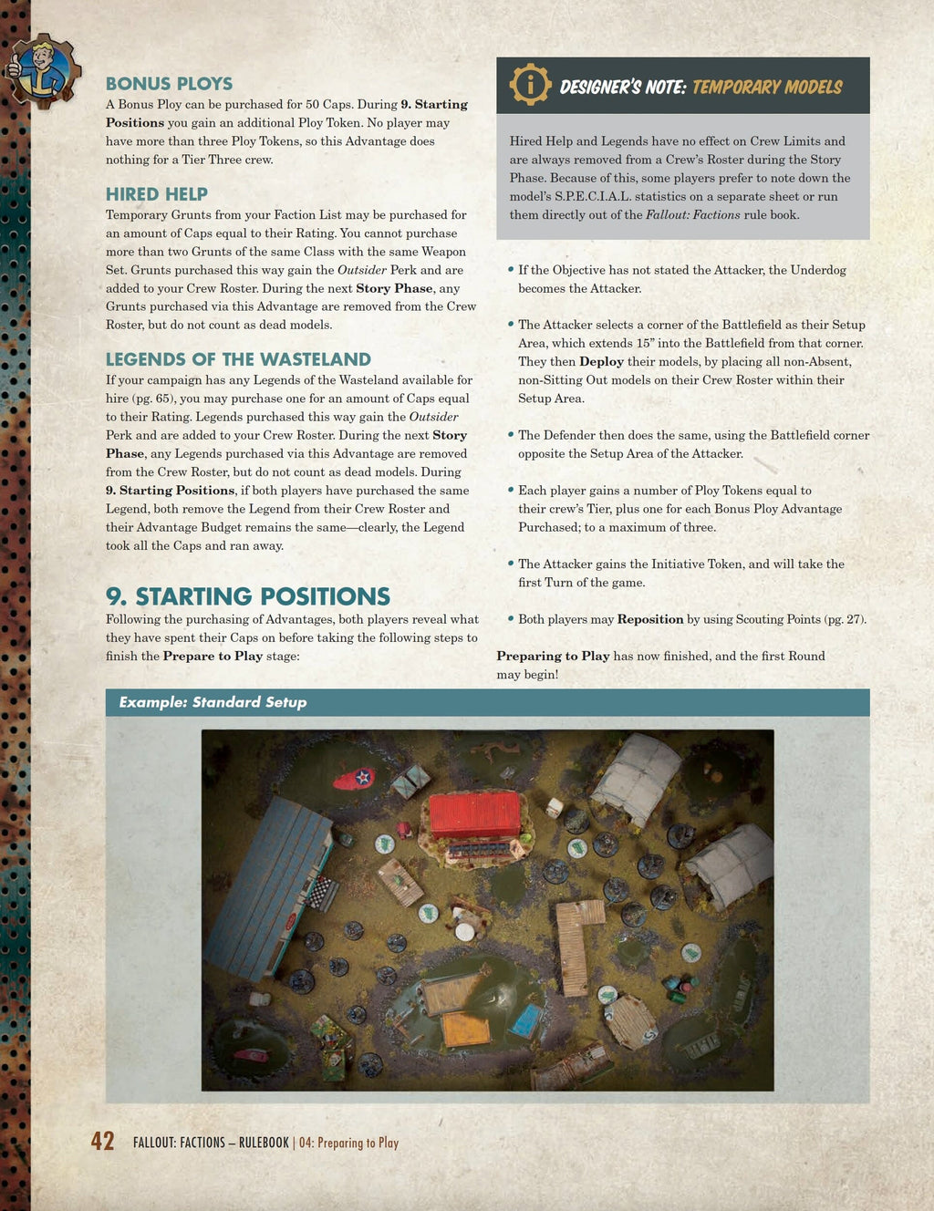 Fallout: Factions: Core Rulebook - Miniature Terrain