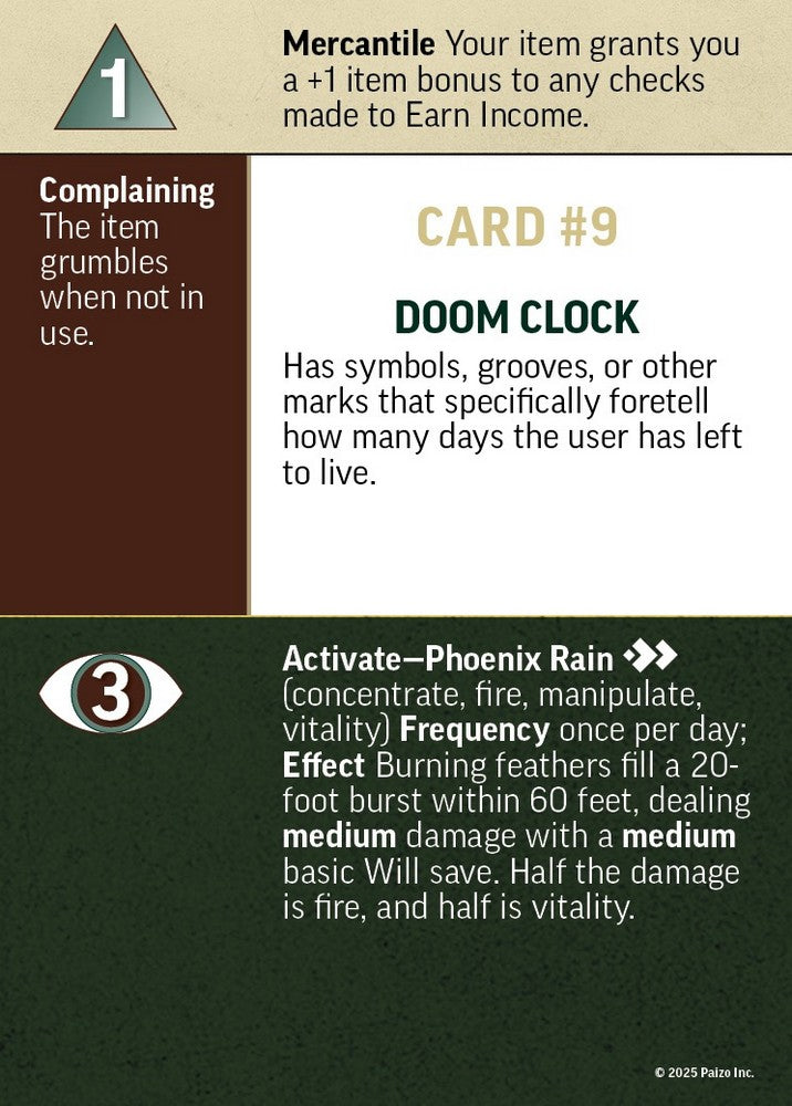 Pathfinder 2nd Edition Accessories: Deck of Endless Treasure