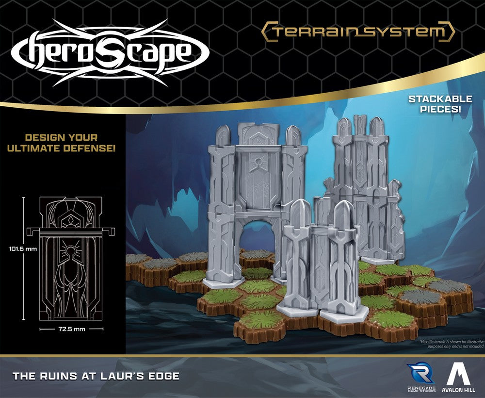 Heroscape - The Ruins at Laur's Edge Terrain Expansion