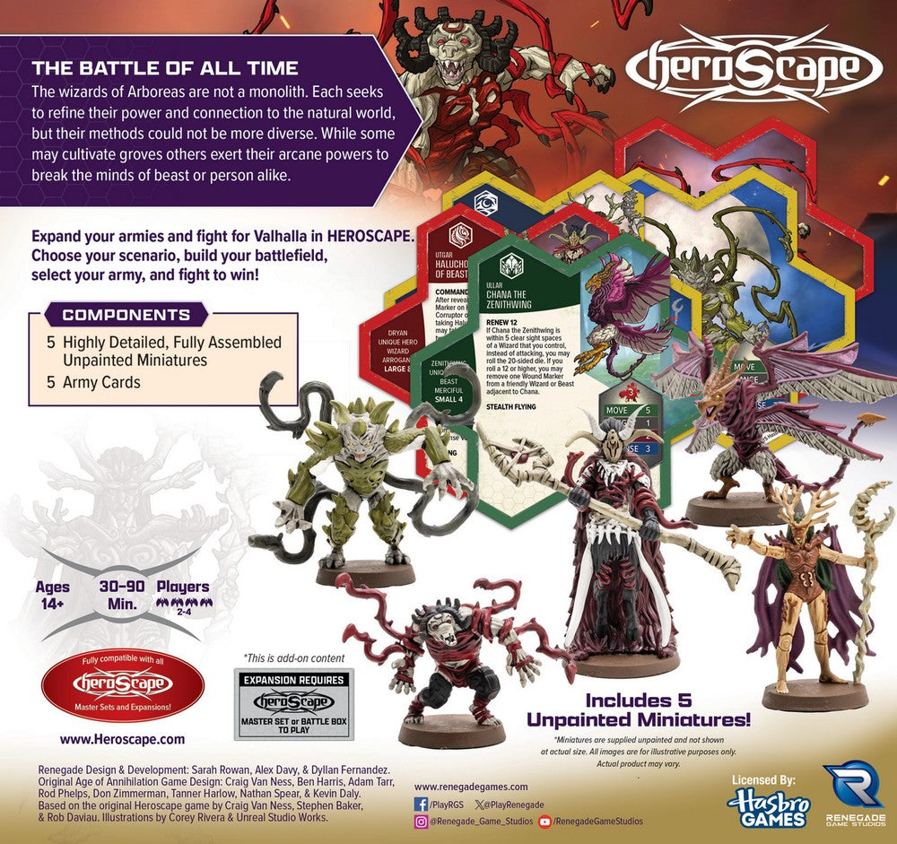 Heroscape - A Heroes of Arboreas Army Expansion