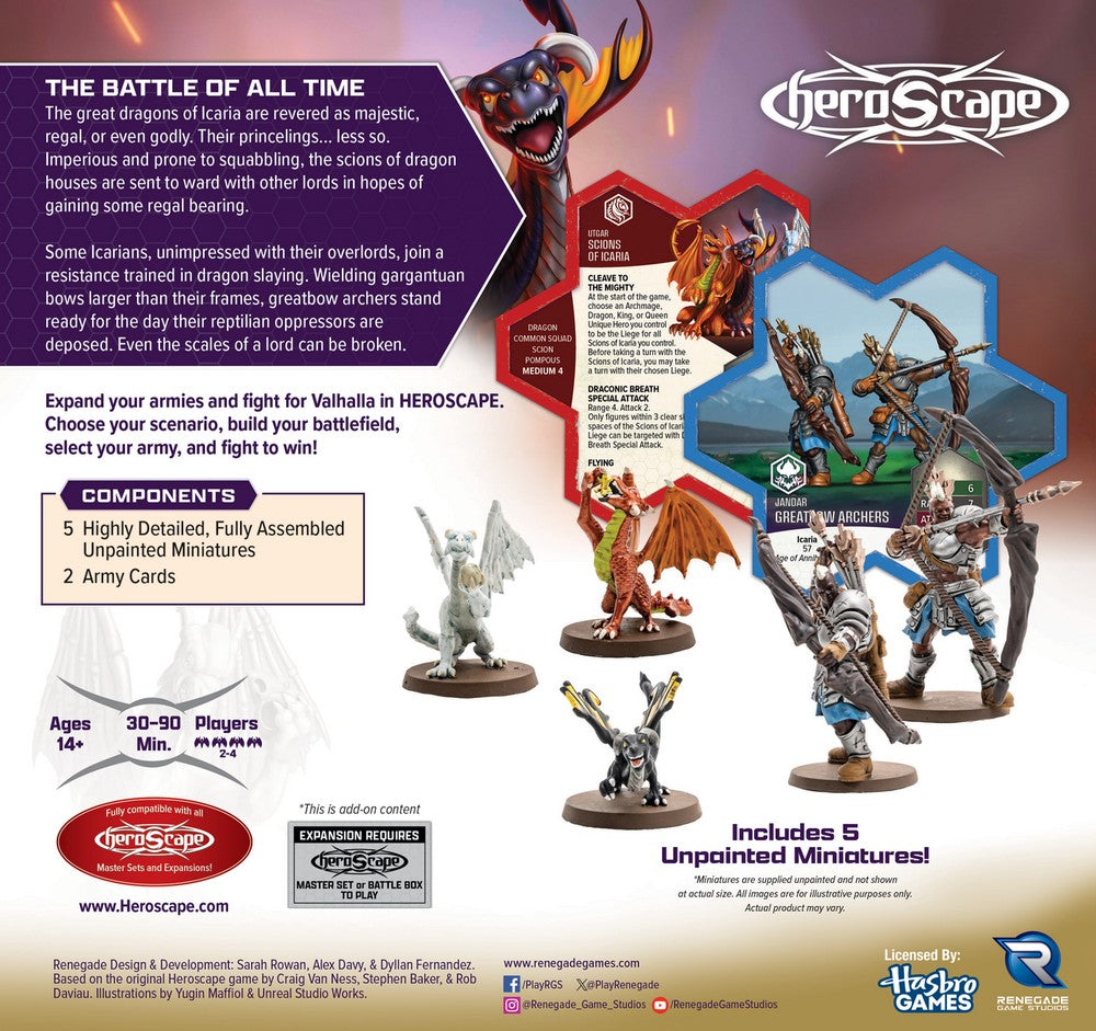 Heroscape - Greatbow Archers and Scions of Icaria Army Expansion