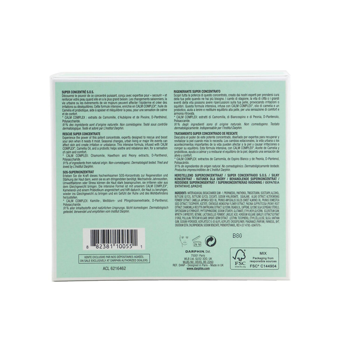 Darphin - Intral Rescue Super Concentrate - 4x7ml/0.24oz