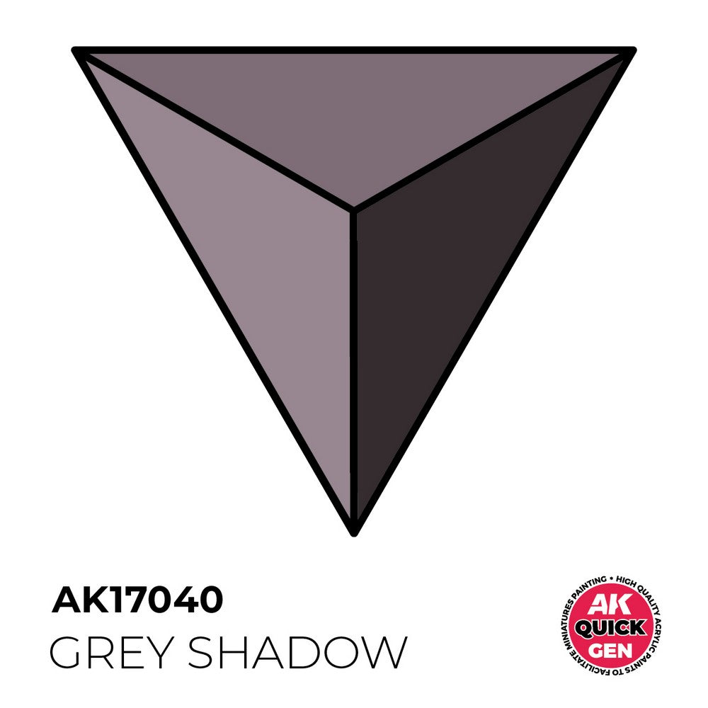 AK Interactive - Quick Gen - Grey Shadow 18 ml