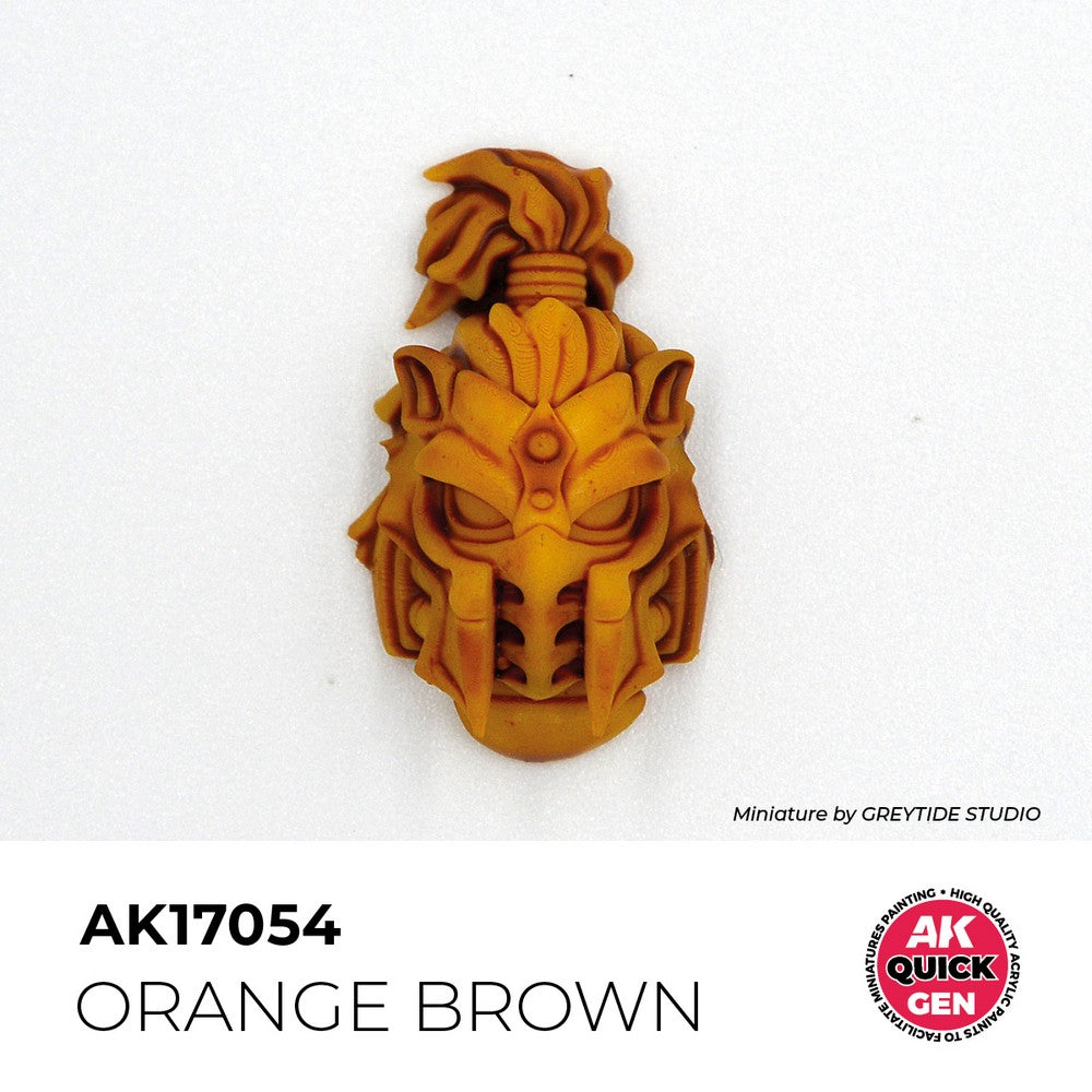 AK Interactive - Quick Gen - Orange Brown 18 ml