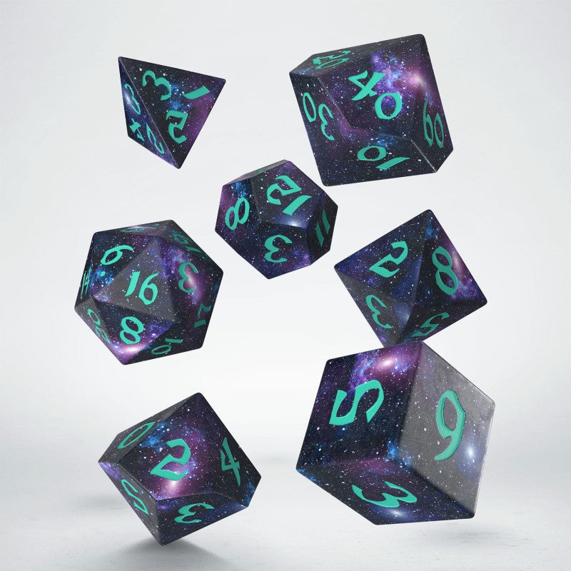 Q Workshop - Full Art - Stardust - Dice Set 7