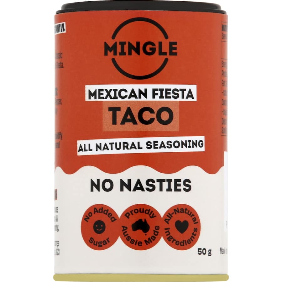 Mingle Seasoning Mexican Fiesta Taco Shaker 50g