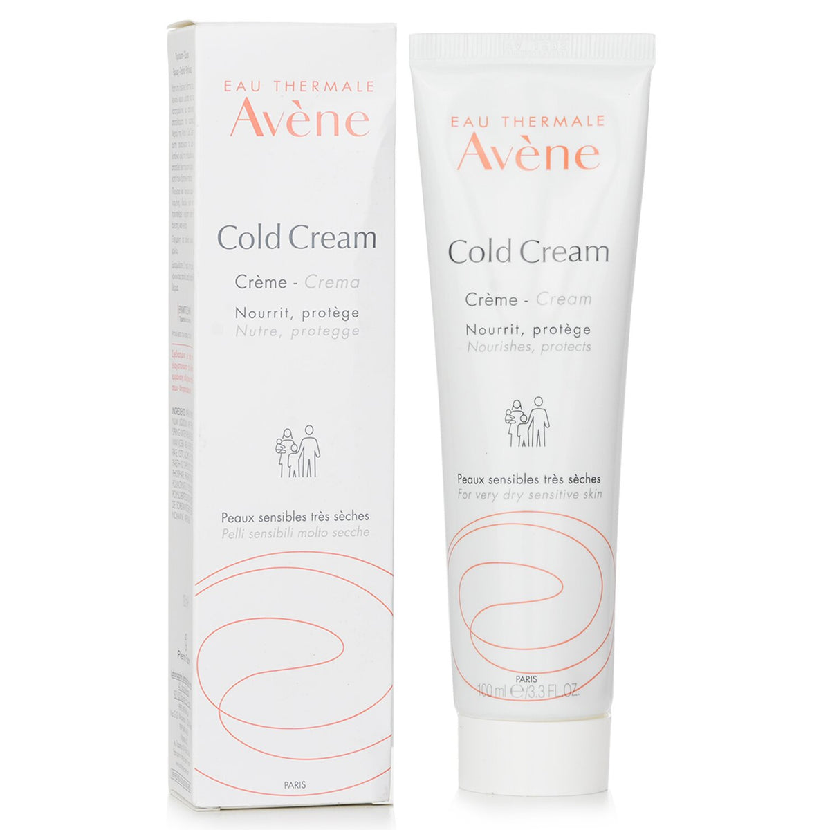 Avene - Cold Cream - For Very Dry Sensitive Skin - 100ml/3.3oz