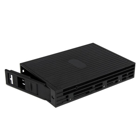 2.5-inch to 3.5-inch SATA/SAS drive converter enabling seamless storage upgrades and high-speed performance with ventilation openings.