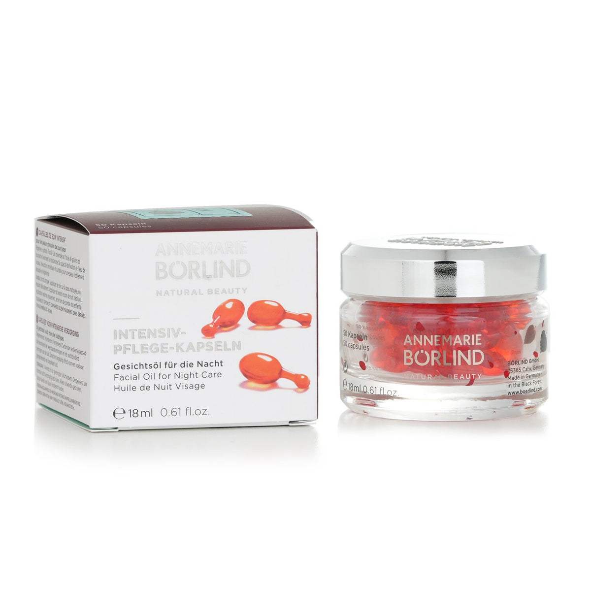 Annemarie Borlind - Facial Oil For Night Care - Intensive Care Capsules For Stre