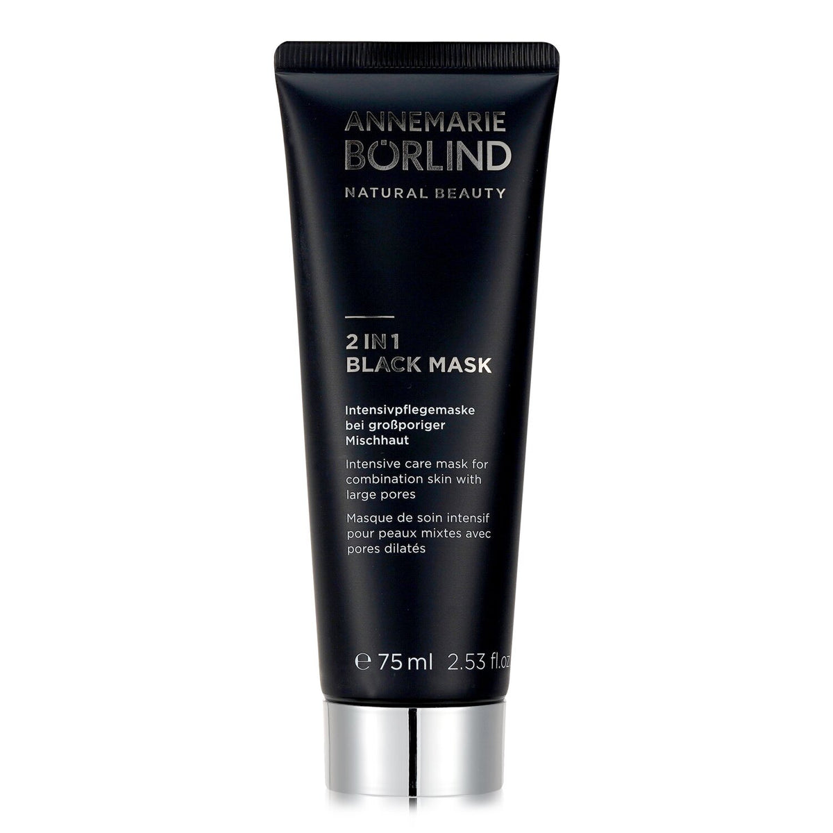 Annemarie Borlind - 2 In 1 Black Mask - Intensive Care Mask For Combination Skin