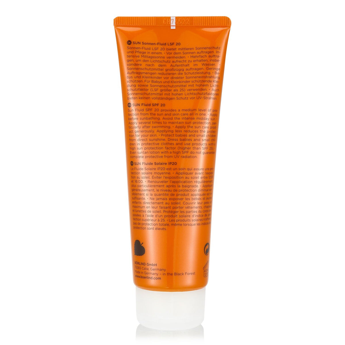 Annemarie Borlind - Sun Care Sun Fluid SPF 20 - 125ml/4.22oz