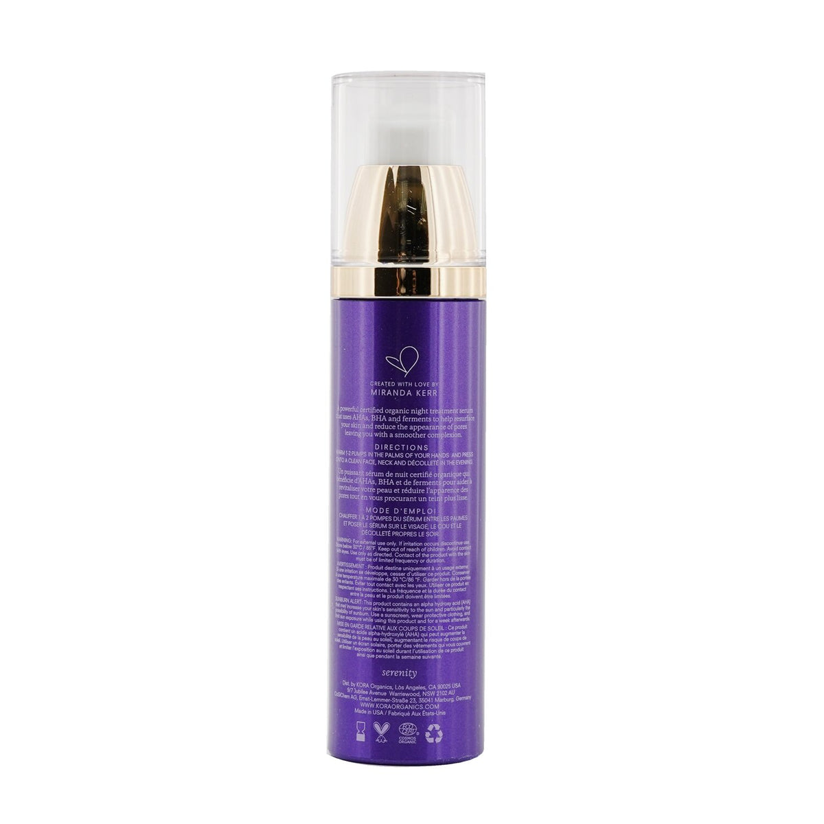 Kora Organics - Noni Night AHA Resurfacing Serum - 30ml/1.01oz