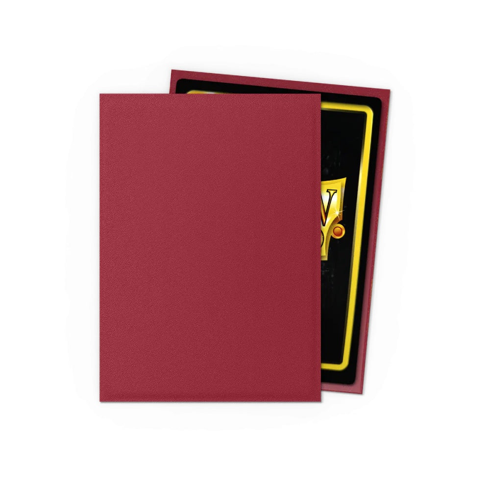 Dragon Shield: Non-Glare Sleeves - Matte - Blood Red