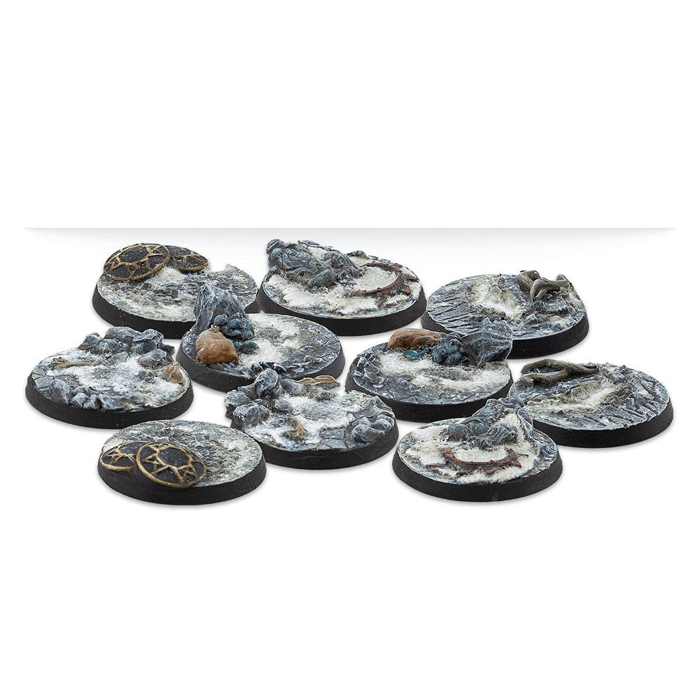 Warcrow: Bases - 30mm Northern Tribes Scenery Bases - Alpha Series