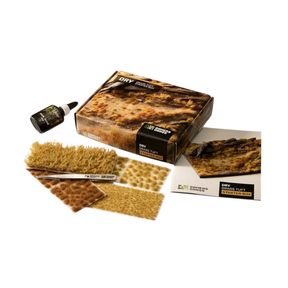 Gamers Grass - Box Sets - Grass Tuft Starter Box - Dry