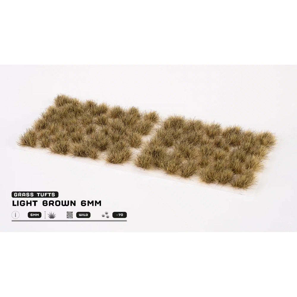 Gamers Grass - Grass Tufts - 6mm - Light Brown - Wild - Miniature Figure