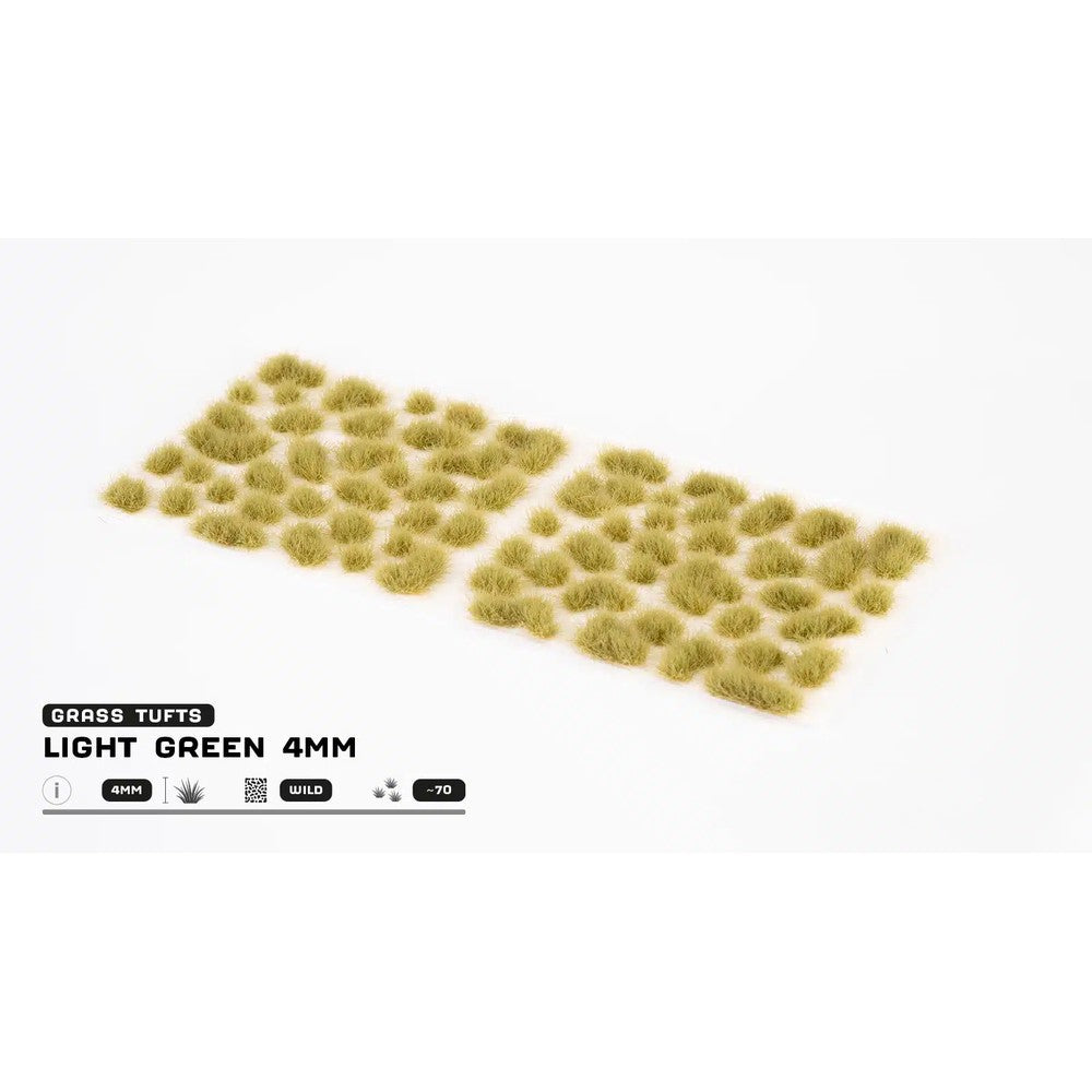 Gamers Grass - Grass Tufts - 4mm - Light Green - Wild