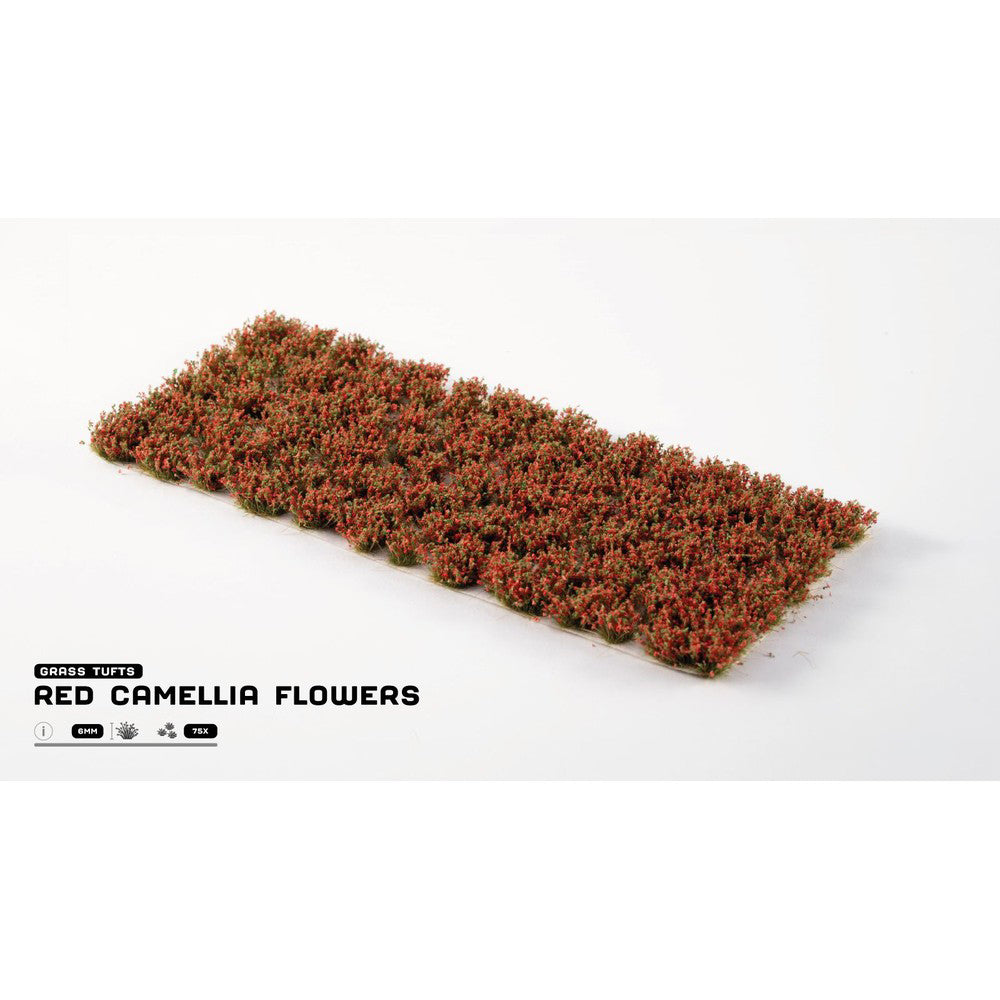 Gamers Grass - Grass Tufts - Flowers - Red Camellia