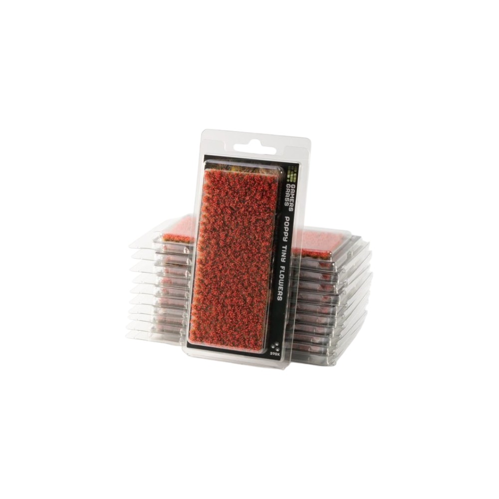 Gamers Grass - Grass Tufts - Flowers - Poppy Tiny - Hobby Tool