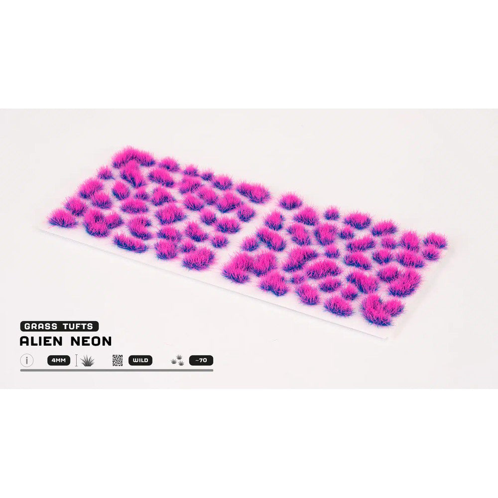 Gamers Grass - Grass Tufts - Alien Tufts - Alien Neon - Miniature Figure