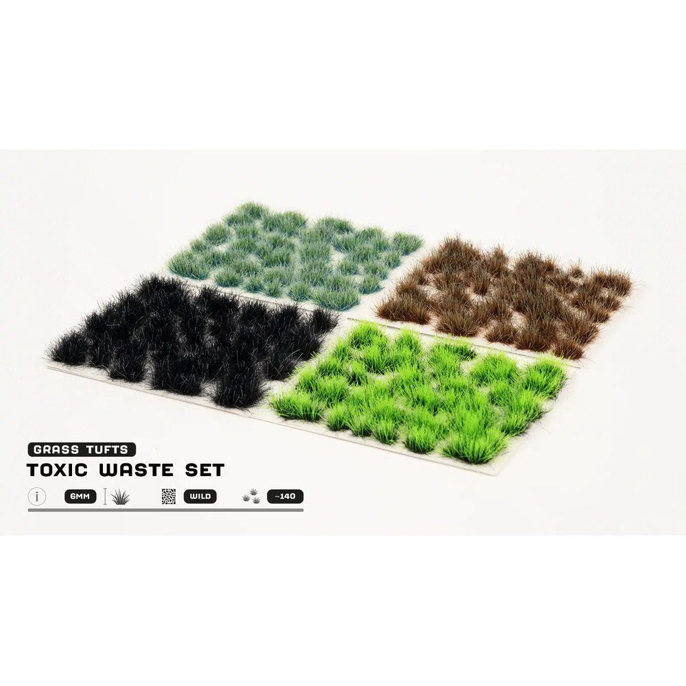 Gamers Grass - Grass Tufts - Tuft Sets - Toxic Waste Set