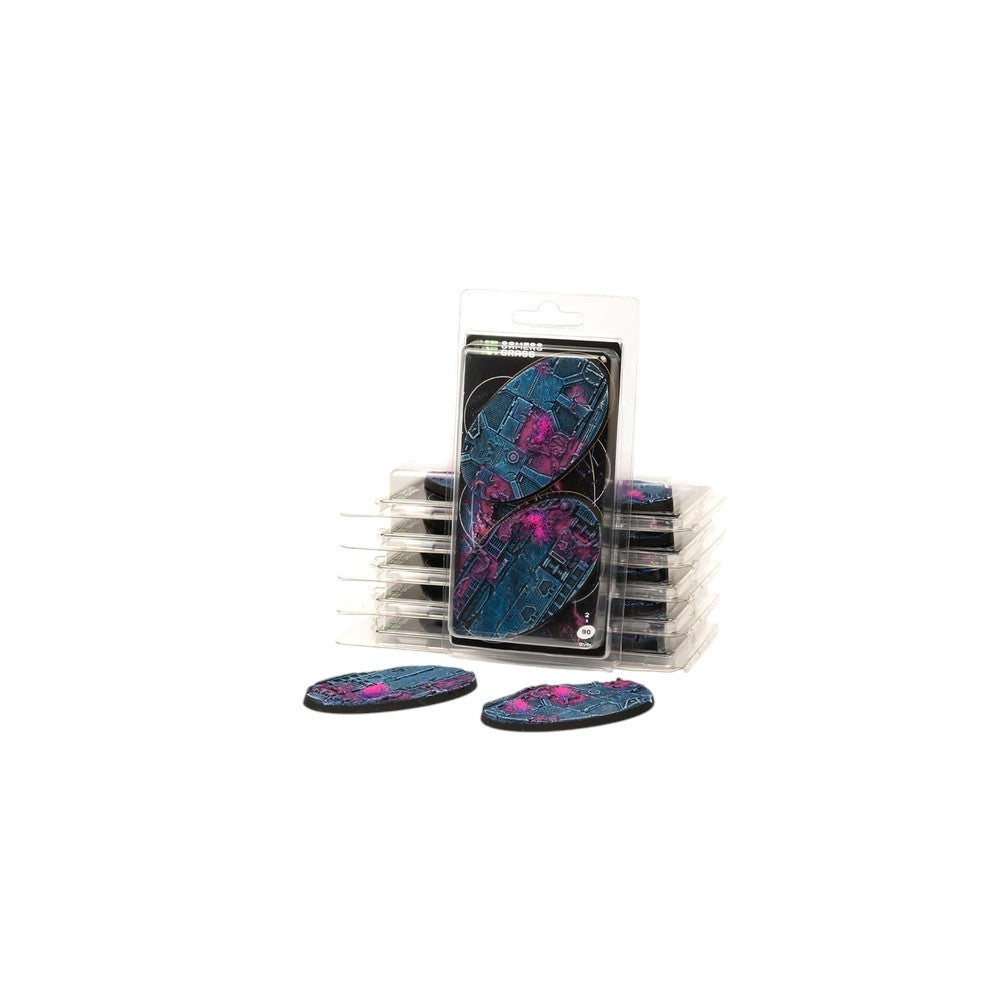 Gamers Grass - Battle Ready Bases - Alien Infestation - Oval 90mm (x2)