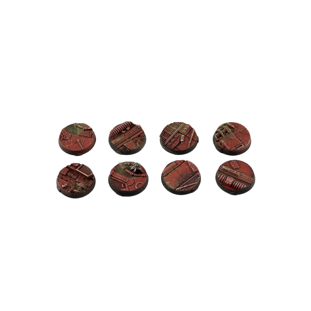 Gamers Grass - Battle Ready Bases - Nomad Crew Deck - Round 25mm (8x)