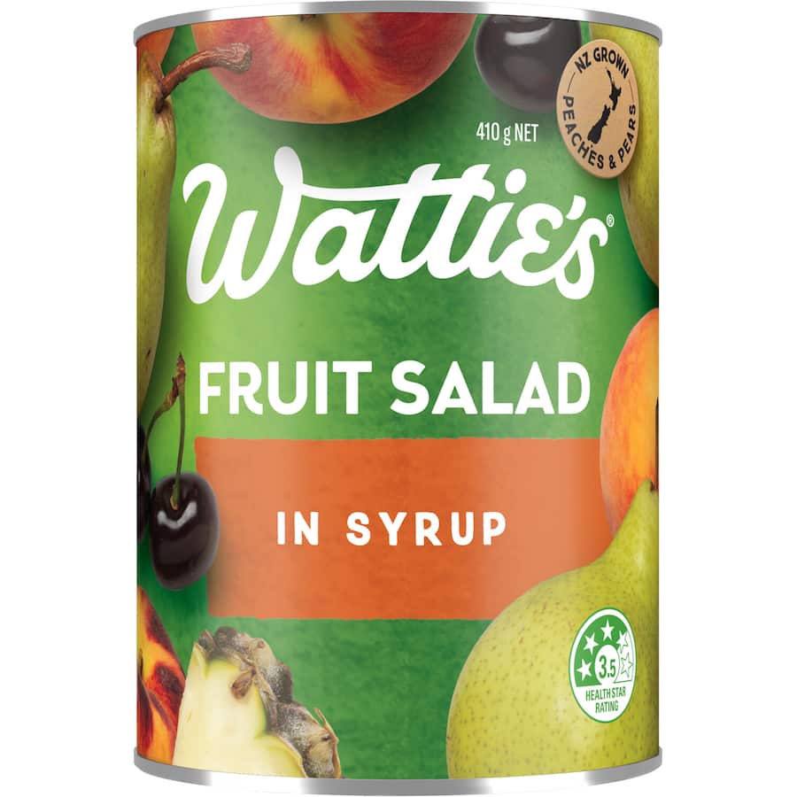 Wattie's Fruit Salad In Syrup Can 410g