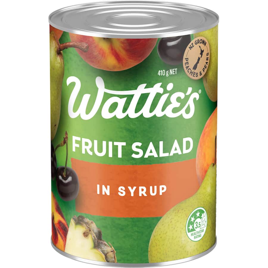 Wattie's Fruit Salad In Syrup Can 410g