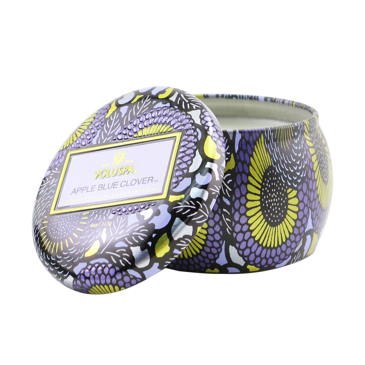 Voluspa - Mini Tin Candle - Apple Blue Clover - 113g/4oz