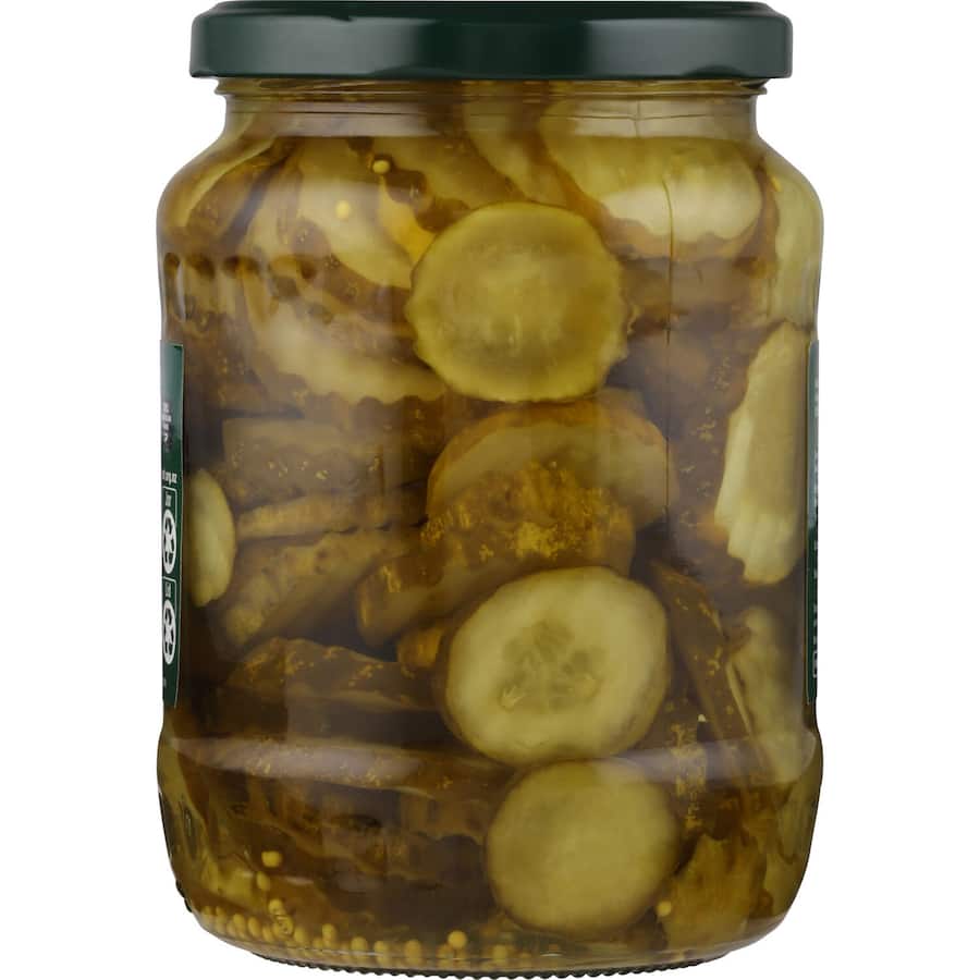 Delmaine Gherkins Round Sliced 670g