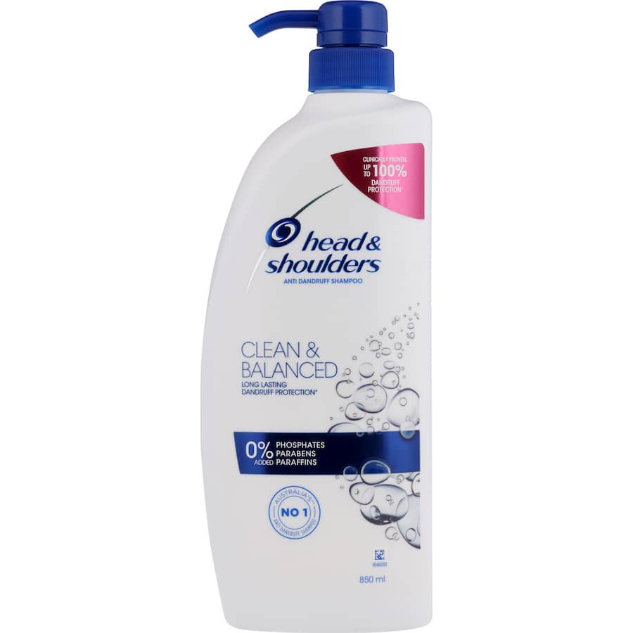 Head & Shoulders Shampoo Clean & Balanced 850mL