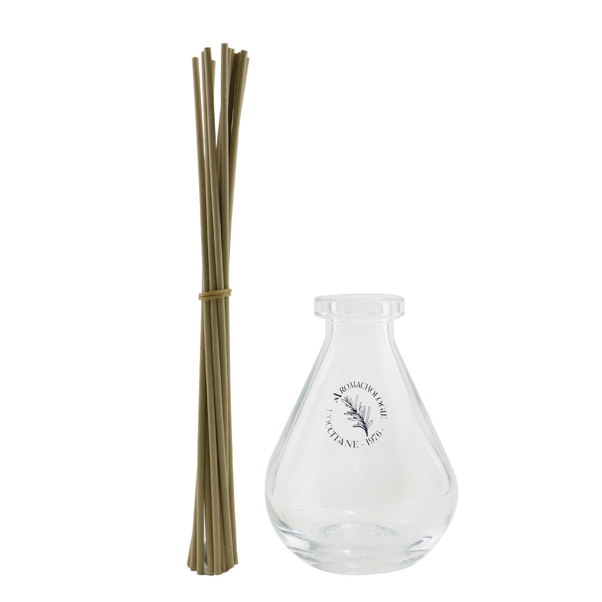 L'Occitane - Home Perfume Diffuser - Droplet Shape (Glass Bottle & Reeds) - 1pc
