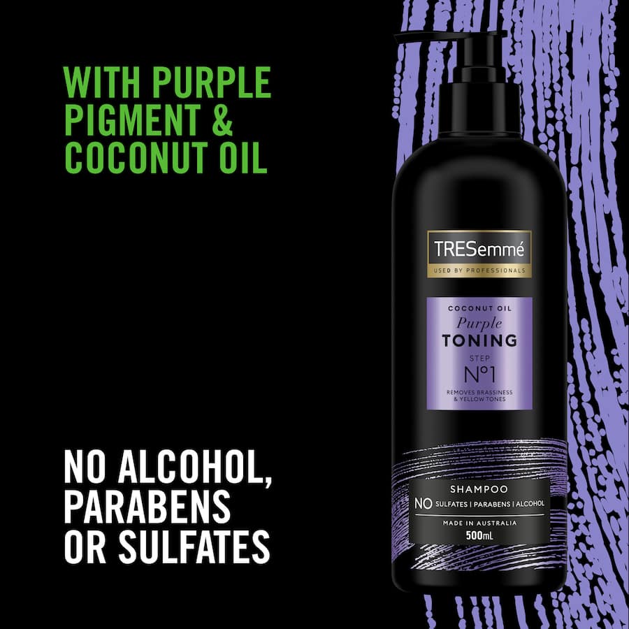 Tresemme Shampoo Purple Toning Pump 500mL