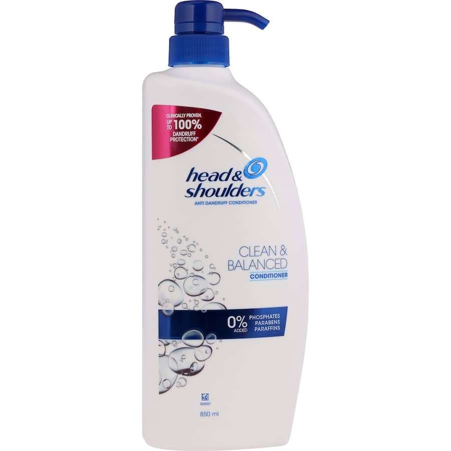 Head & Shoulders Conditioner Clean & Balanced 850mL