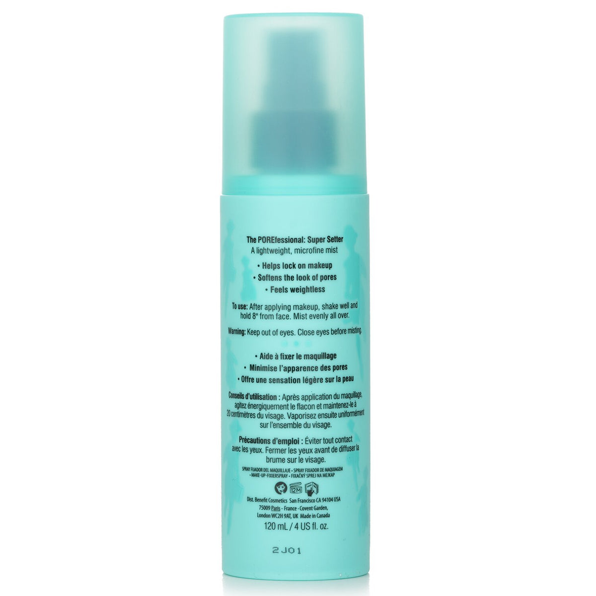 Benefit - The Porefessional Super Setter Long Lasting Makeup Setting Spray - 12