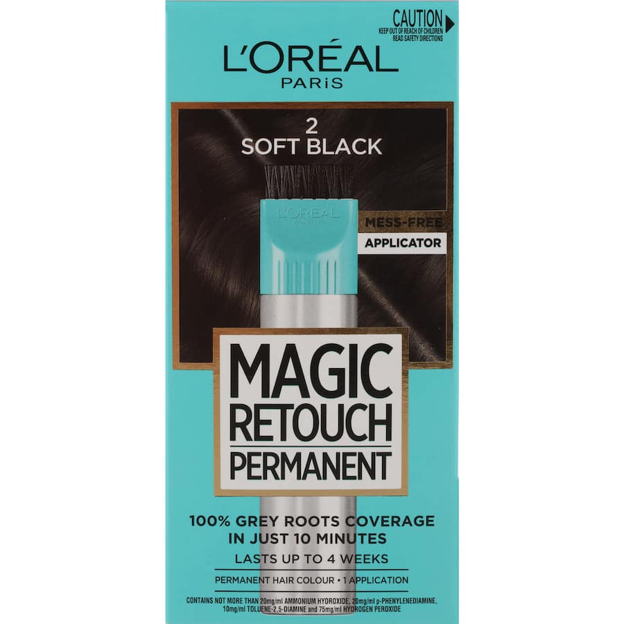 L'oreal Paris Magic Retouch Permanent Hair Colour Soft Black 1pack