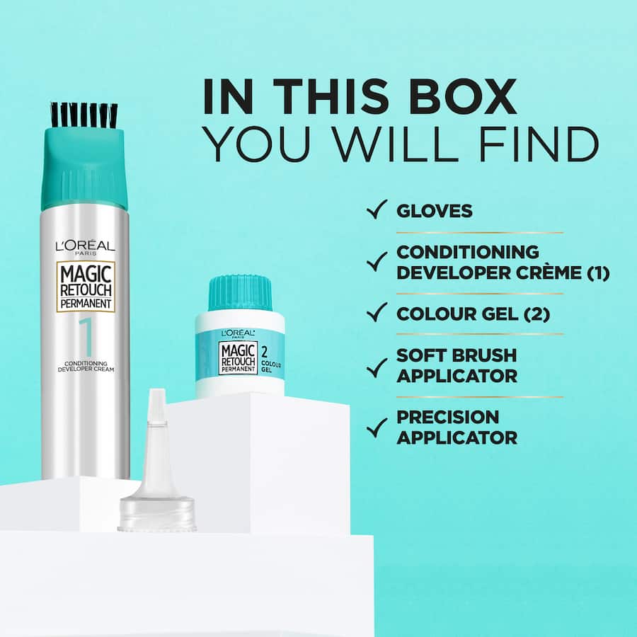 L'oreal Paris Magic Retouch Permanent Hair Colour Soft Black 1pack