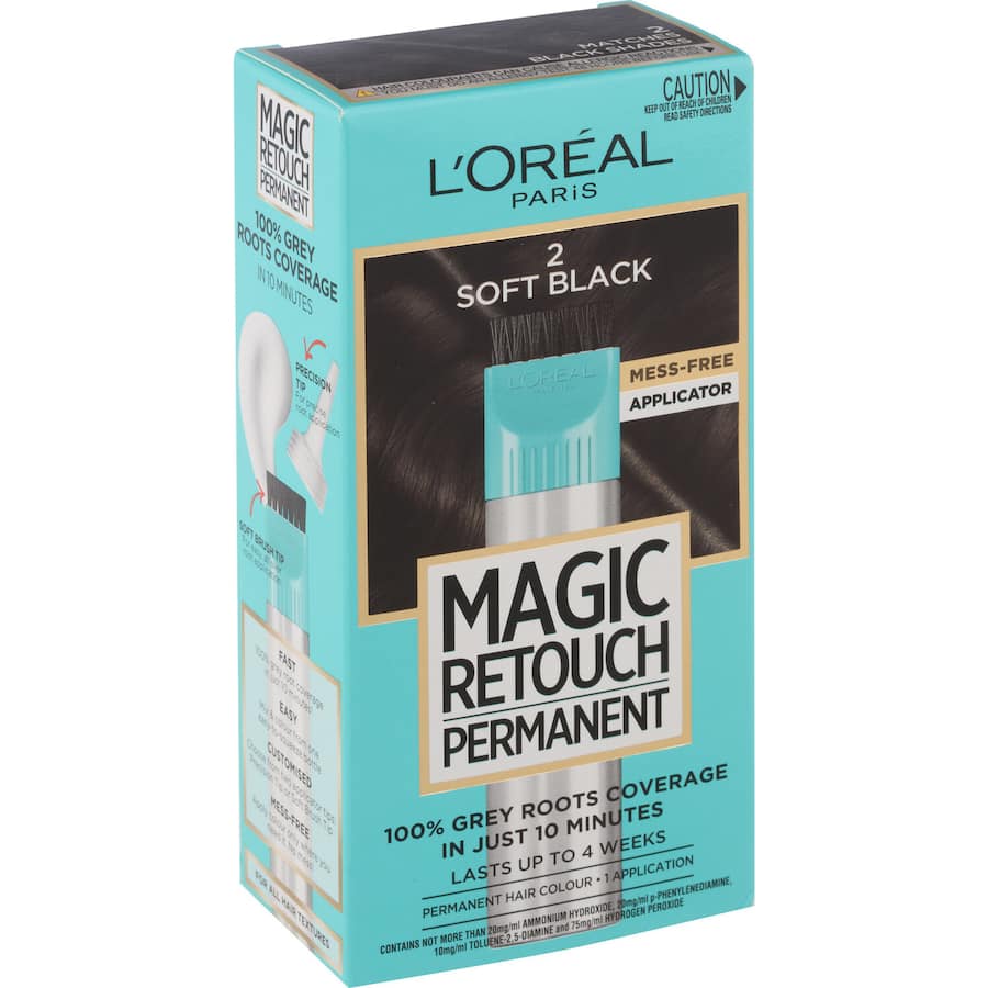 L'oreal Paris Magic Retouch Permanent Hair Colour Soft Black 1pack