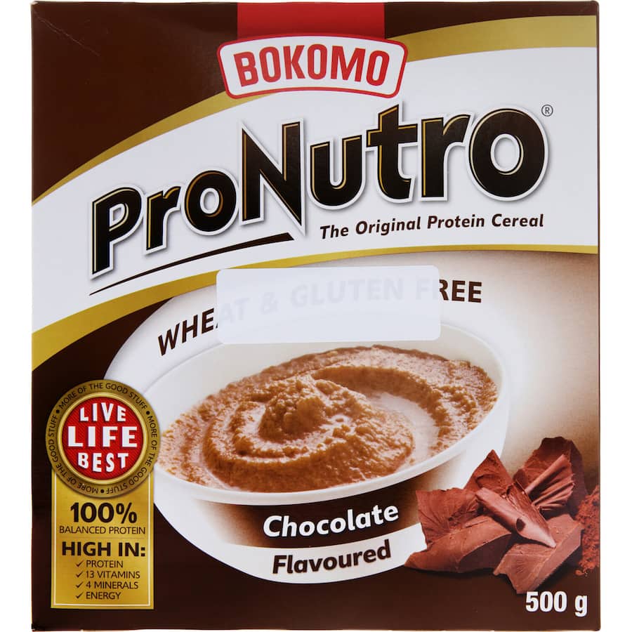 Bokomo Pronutro Protein Cereal Chocolate 500g