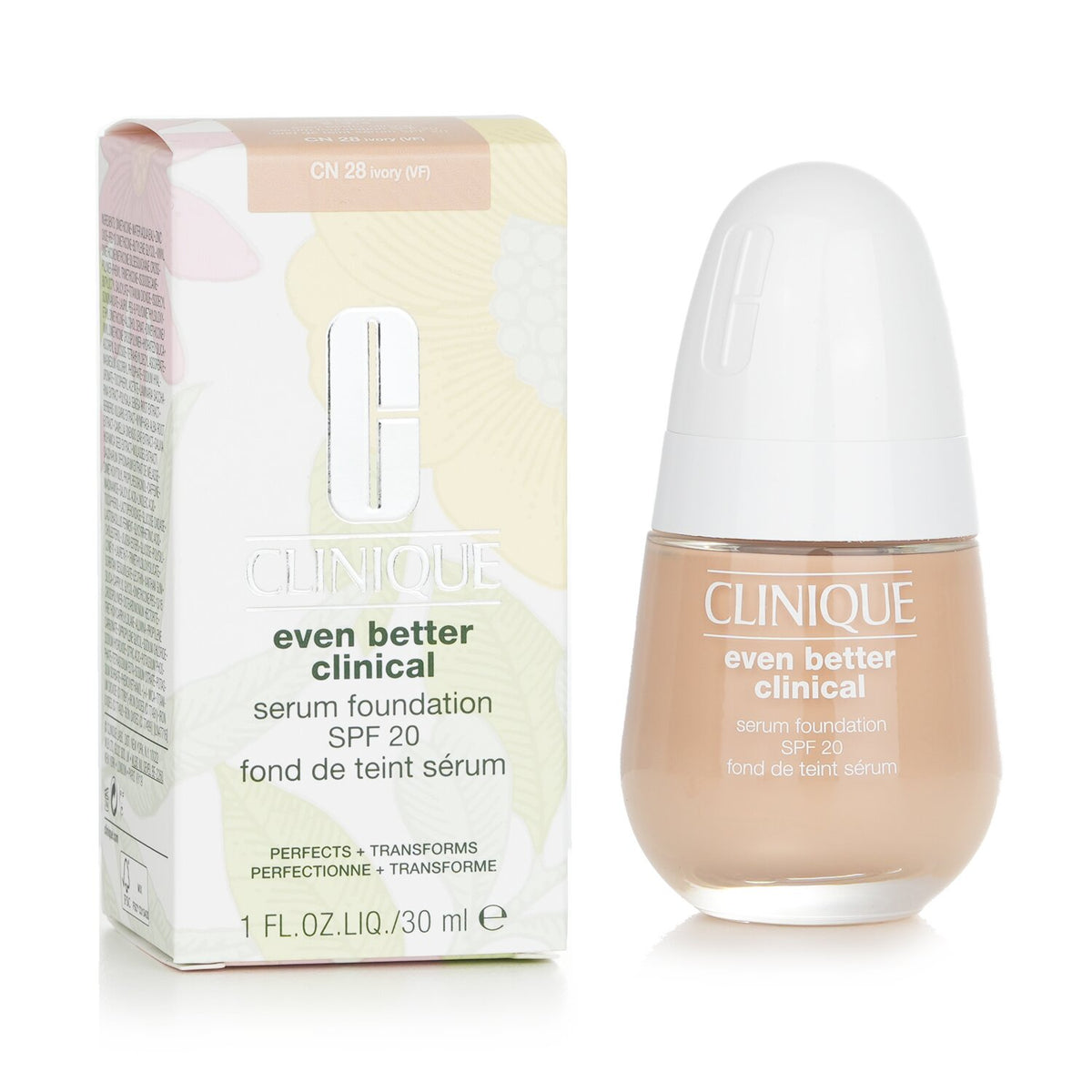 Clinique - Even Better Clinical Serum Foundation SPF 20 - # CN 28 Ivory - 30ml/