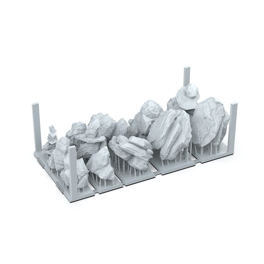 AK Interactive - Basing Bits - Rocks & Tors - 12 Pieces